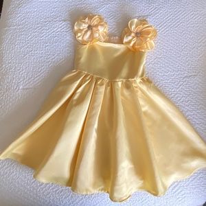 Yellow girl dress